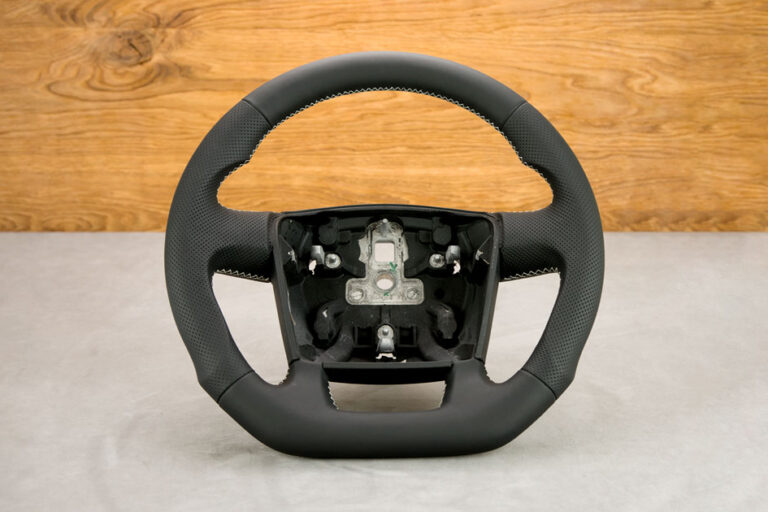 Modyfikacja i obszycie kierownicy Fiat Ducato Kamper