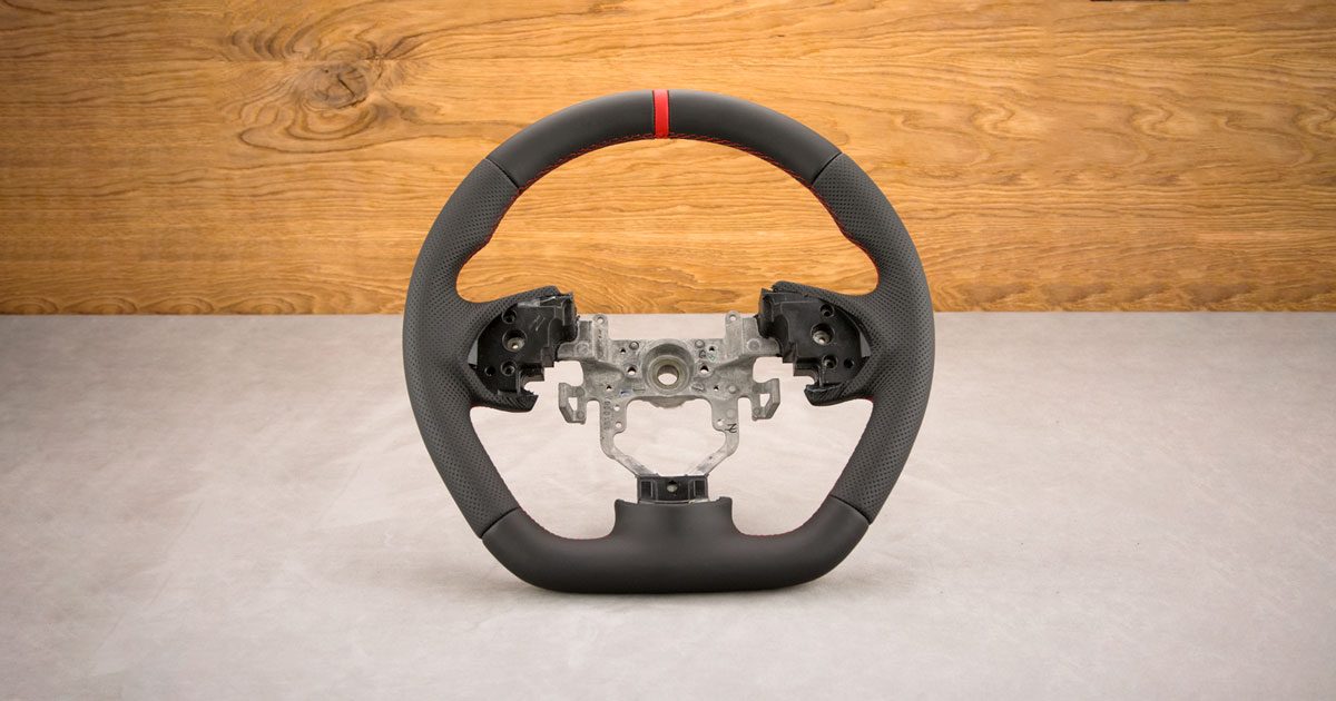 Modyfikacja i obszycie kierownicy Mitsubishi Colt