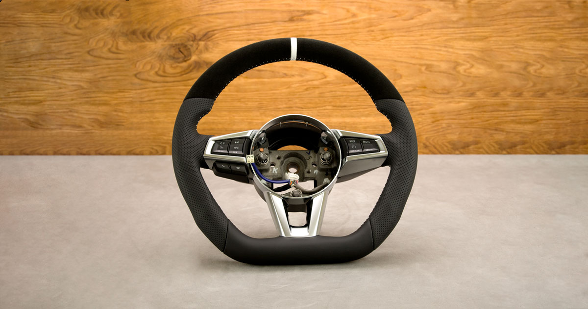 Modyfikacja i obszycie kierownicy Mazda MX5