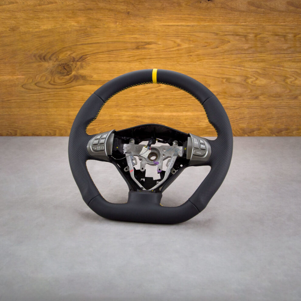Modyfikacja i obszycie kierownicy Subaru Impreza GH