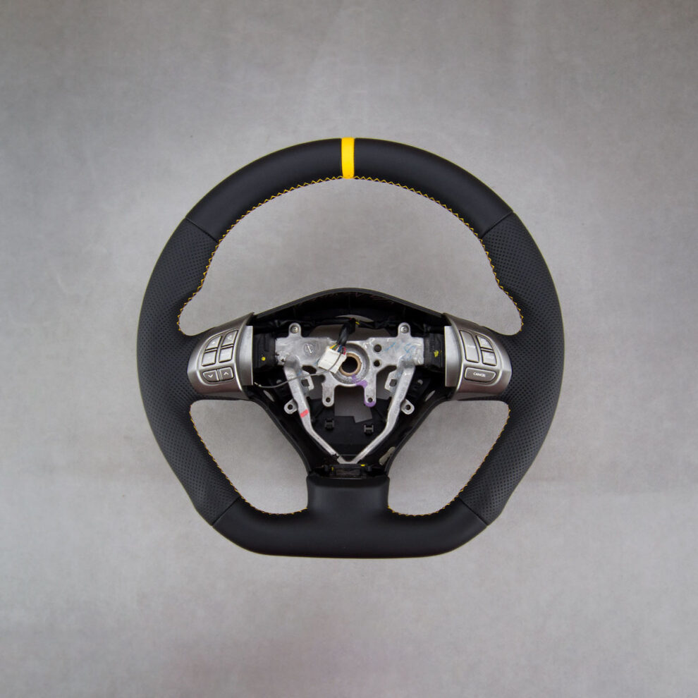 Modyfikacja i obszycie kierownicy Subaru Impreza GH