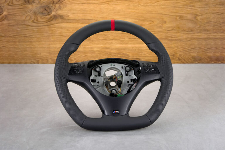 Modyfikacja i obszycie kierownicy BMW E91