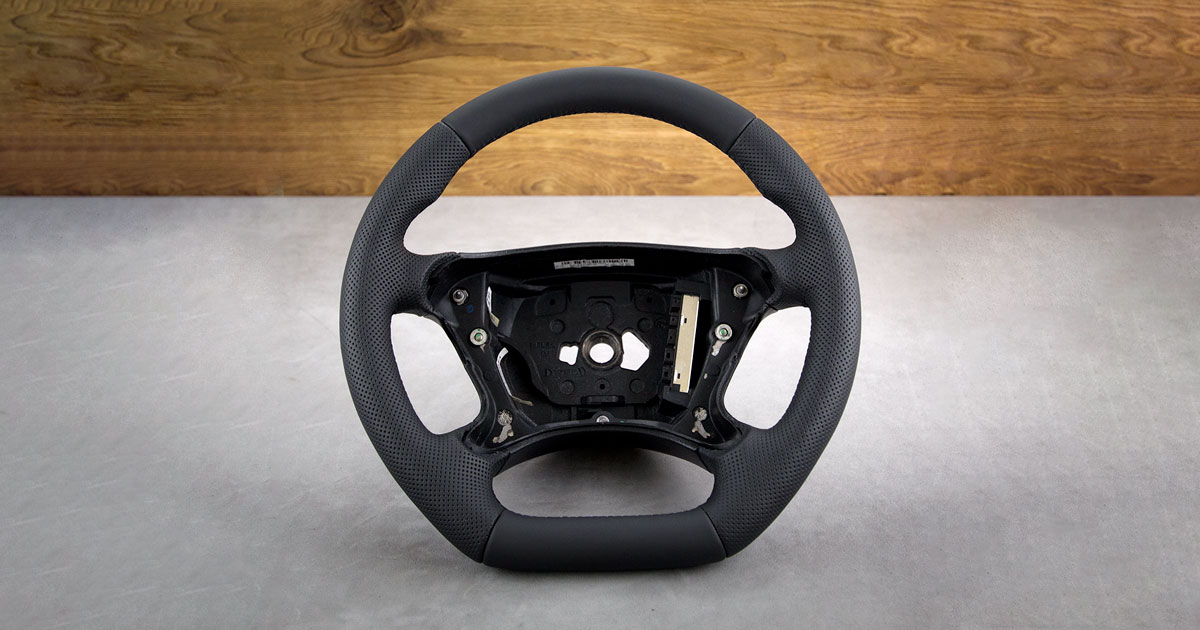 Modyfikacja i obszycie kierownicy Mercedes-benz CLS C219