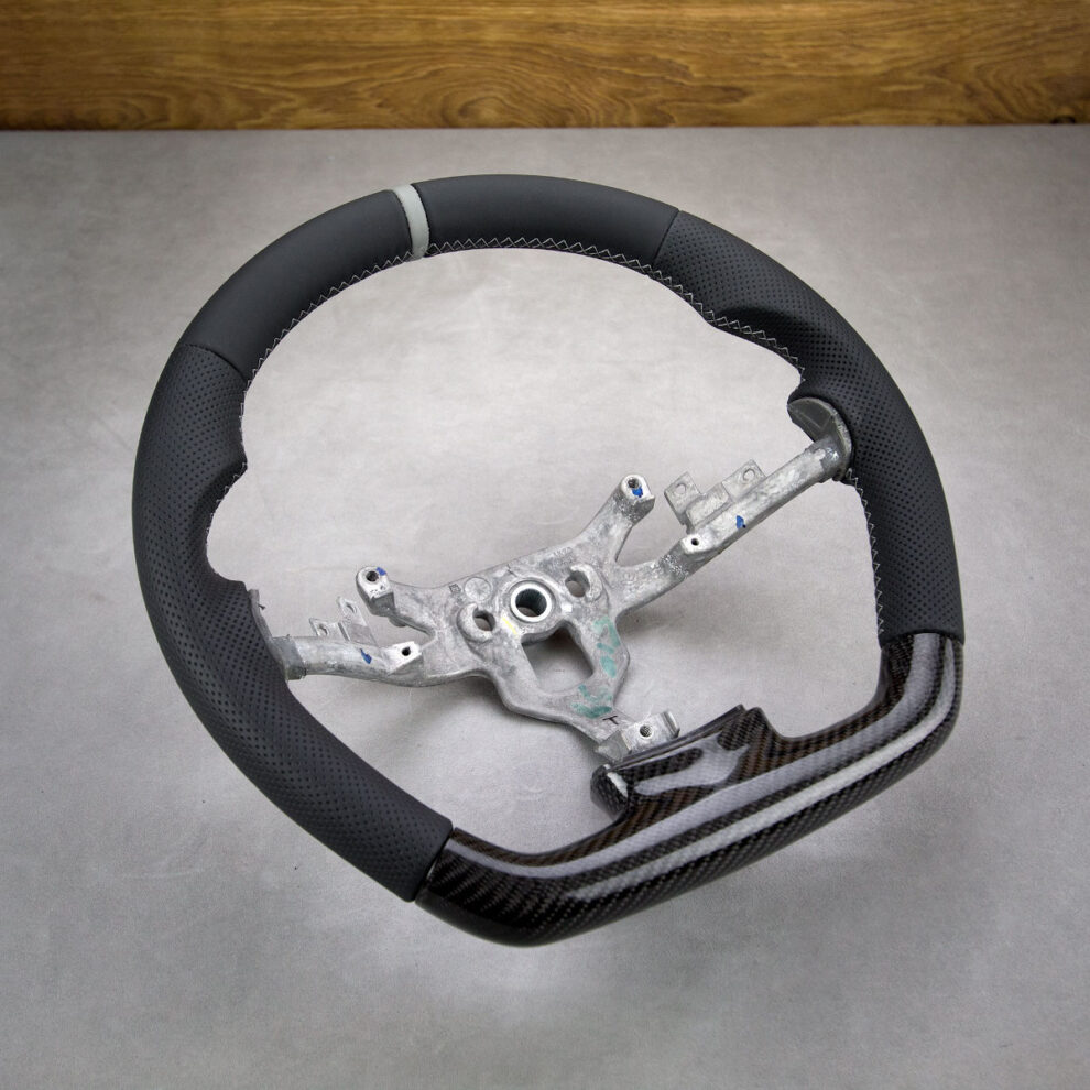 Modyfikacja i obszycie kierownicy Opel GT