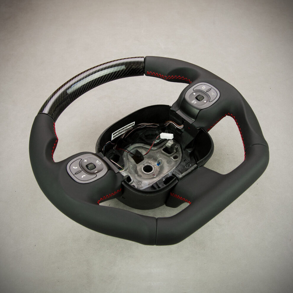 Modyfikacja i obszycie kierownicy Fiat Panda III