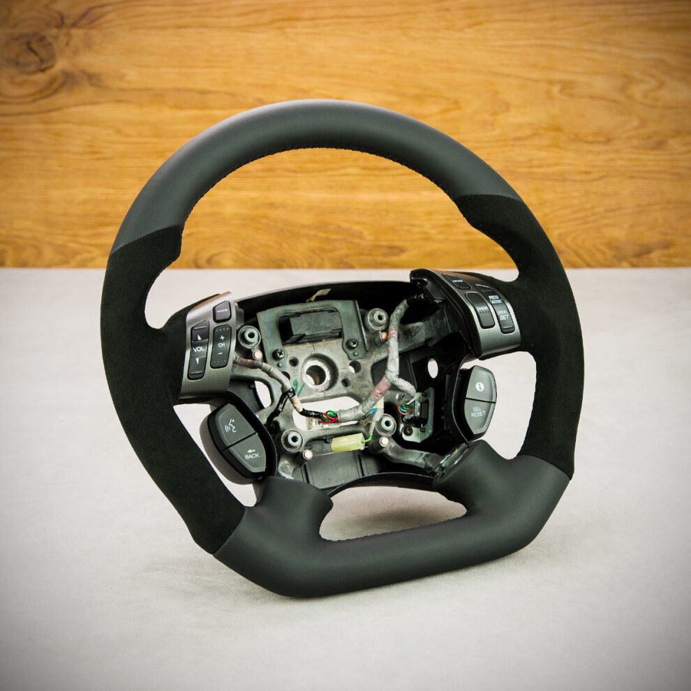 Modyfikacja i obszycie kierownicy Honda Odyssey