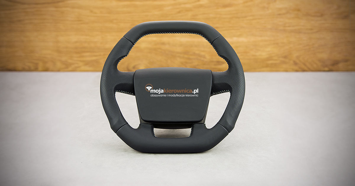 Modyfikacja i obszycie kierownicy Peugeot Boxer