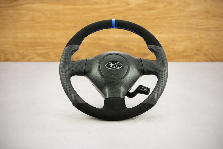Modyfikacja i obszycie kierownicy Subaru Impreza GD