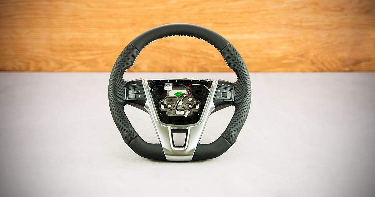 Modyfikacja i obszycie kierownicy Volvo XC60