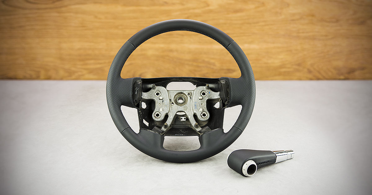 Obszycie kierownicy Isuzu D-max Obszycie kierownicy Isuzu D-max