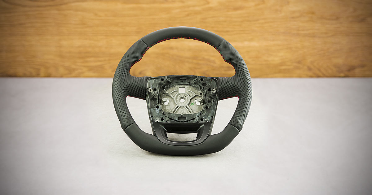 Modyfikacja i obszycie kierownicy Iveco Daily