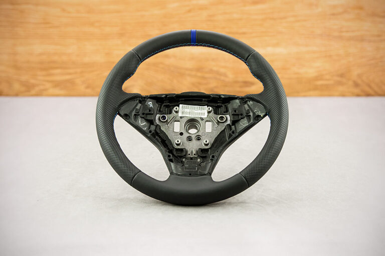 Modyfikacja i obszycie kierownicy BMW E60