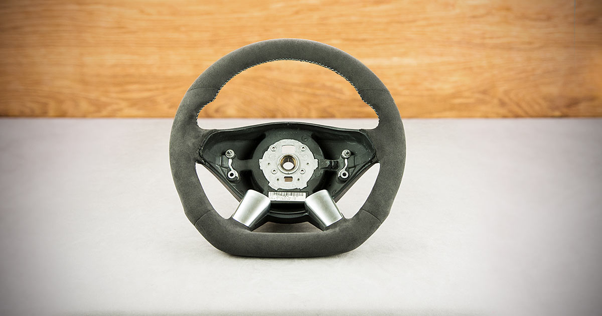 Modyfikacja i obszycie kierownicy Mercedes-benz Viano