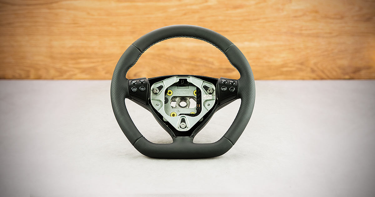 Modyfikacja i obszycie kierownicy Mercedes-benz W169 Modyfikacja i obszycie kierownicy Mercedes-benz W169