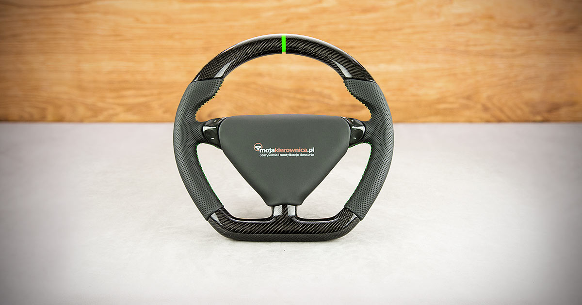 Modyfikacja i obszycie kierownicy Porsche Boxster 987