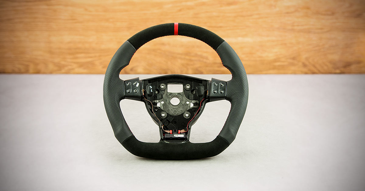 Modyfikacja i obszycie kierownicy Seat Ibiza III Modyfikacja i obszycie kierownicy Seat Ibiza III