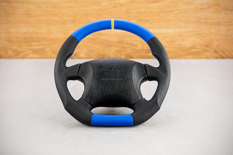 Modyfikacja i obszycie kierownicy Subaru Impreza GD