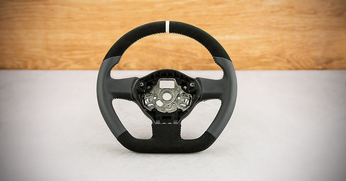 Modyfikacja i obszycie kierownicy Volkswagen Polo V 6R