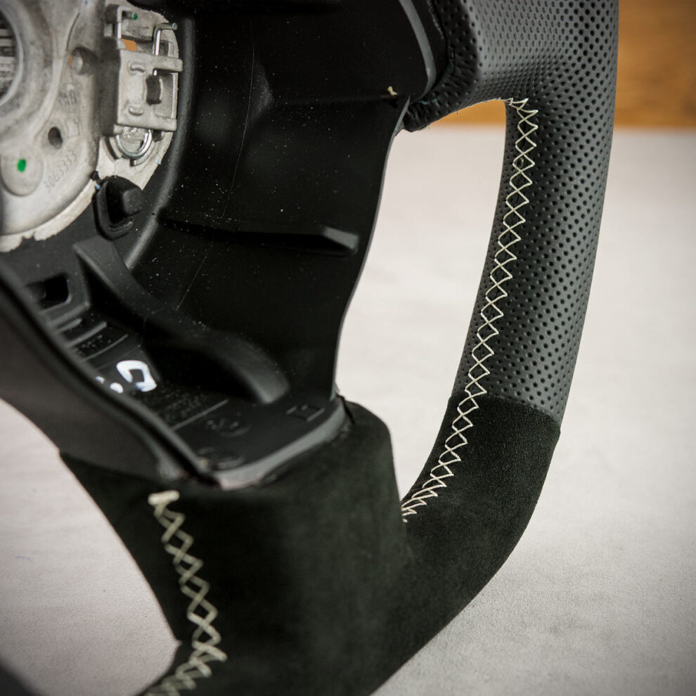 Modyfikacja i obszycie kierownicy Volkswagen Polo V 6R