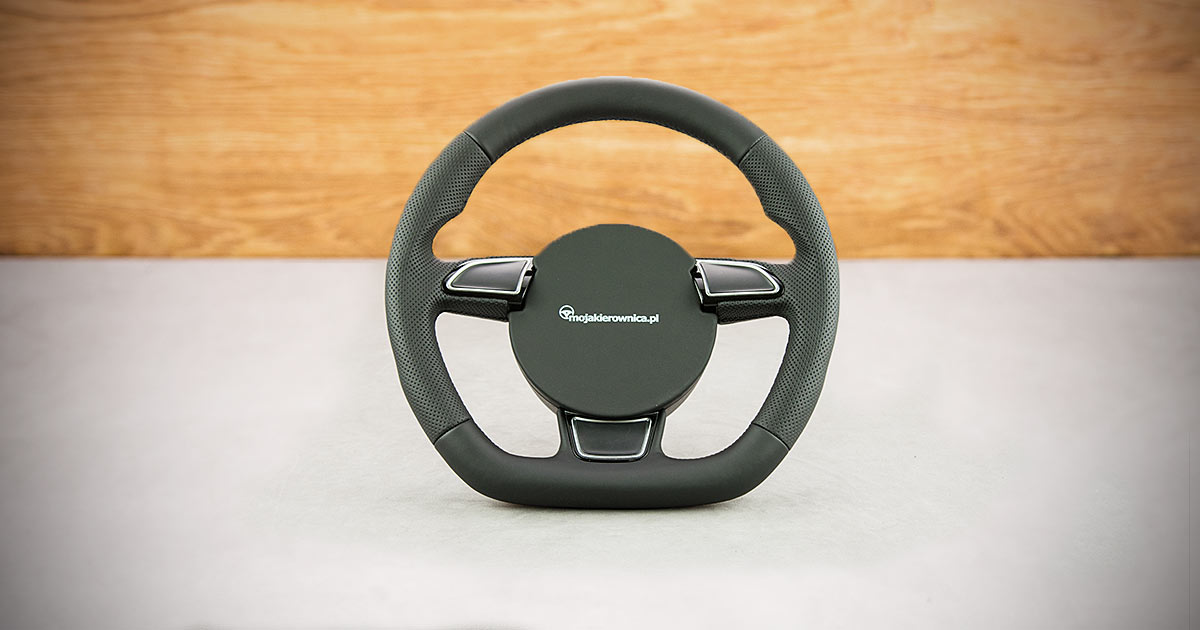 Modyfikacja i obszycie kierownicy Audi A3 8V Modyfikacja i obszycie kierownicy Audi A3 8V