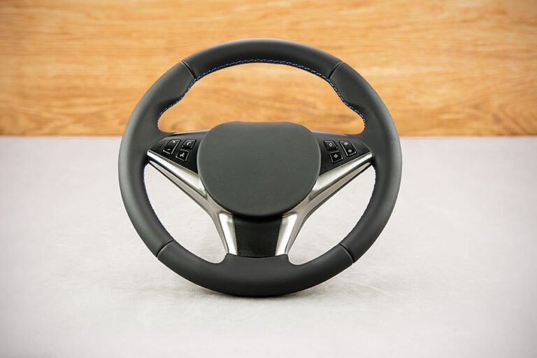 Modyfikacja i obszycie kierownicy BMW E60