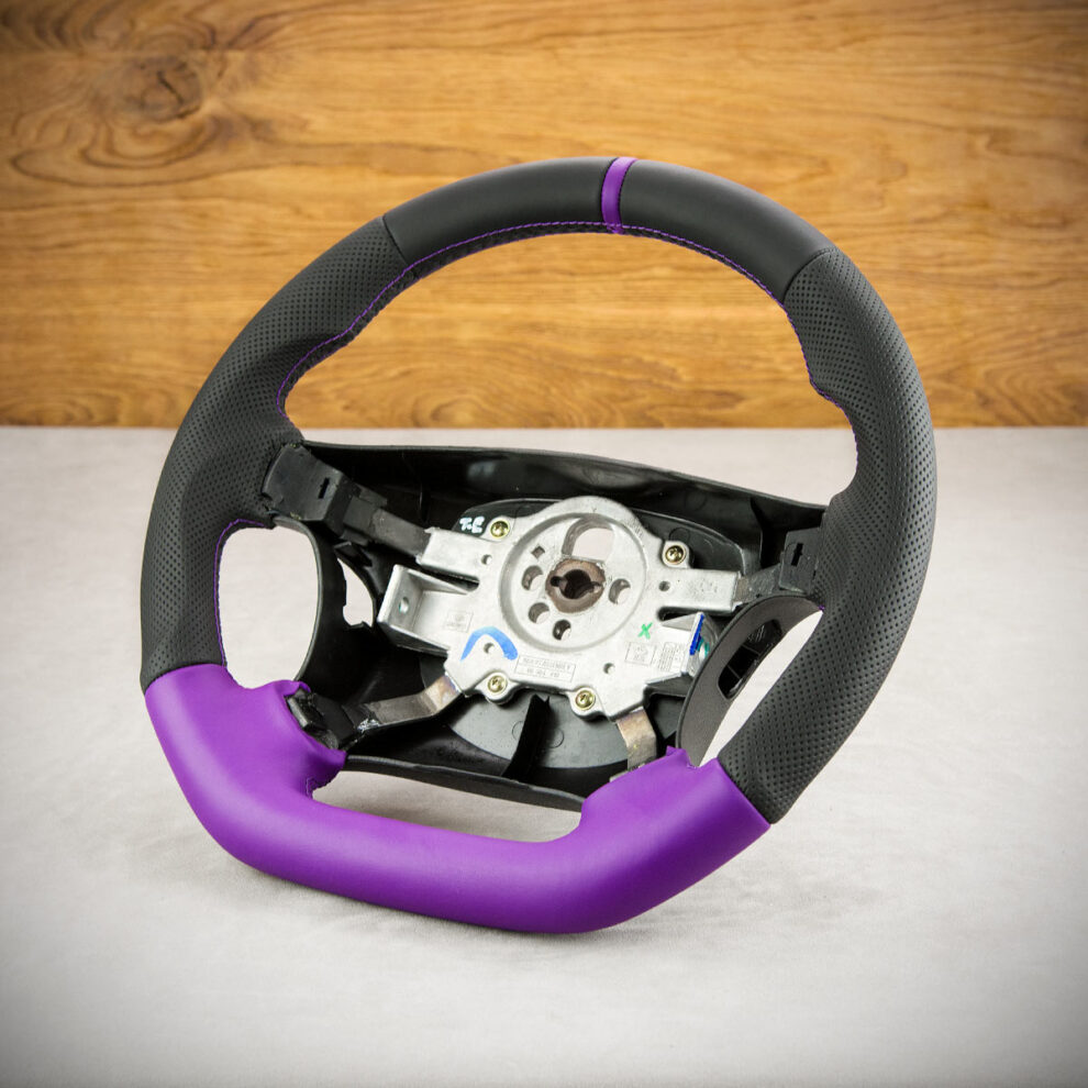 Modyfikacja i obszycie kierownicy Daewoo Lanos