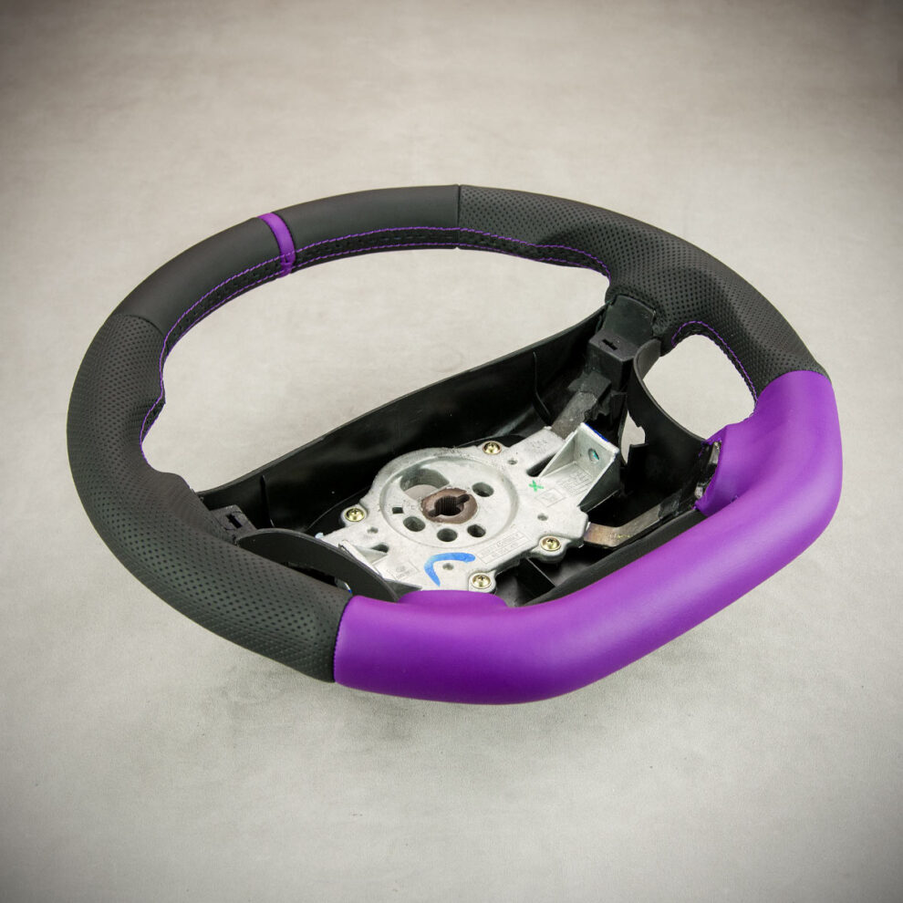 Modyfikacja i obszycie kierownicy Daewoo Lanos