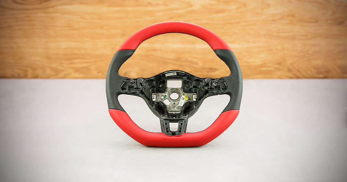 Obszycie kierownicy Volkswagen Tiguan Obszycie kierownicy Volkswagen Tiguan