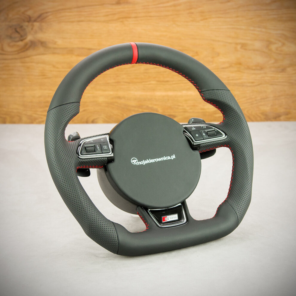 Modyfikacja i obszycie kierownicy Audi A6 C7