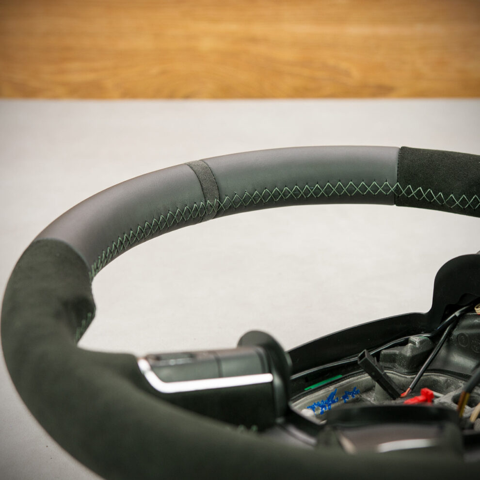 Modyfikacja i obszycie kierownicy Audi A6 C7