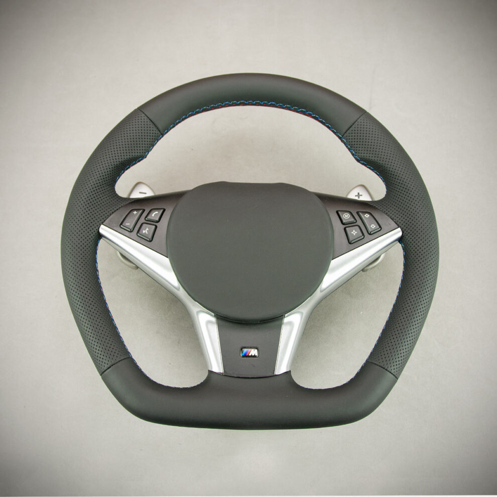 Modyfikacja i obszycie kierownicy BMW E60