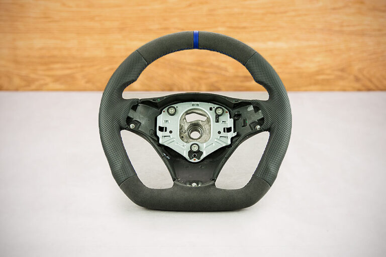 Modyfikacja i obszycie kierownicy BMW E91