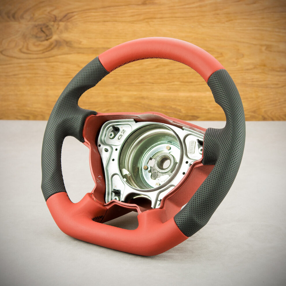 Modyfikacja i obszycie kierownicy Chrysler Crossfire