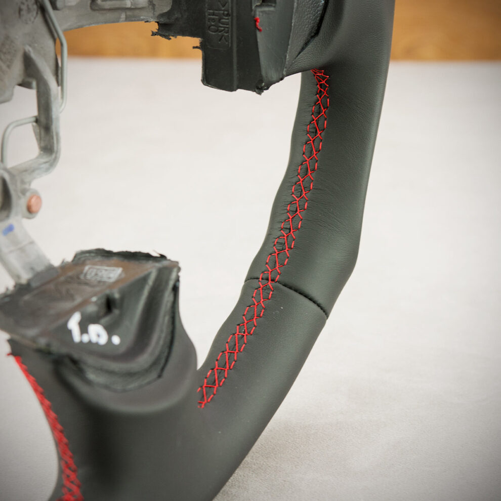 Modyfikacja i obszycie kierownicy Citroen Jumpy