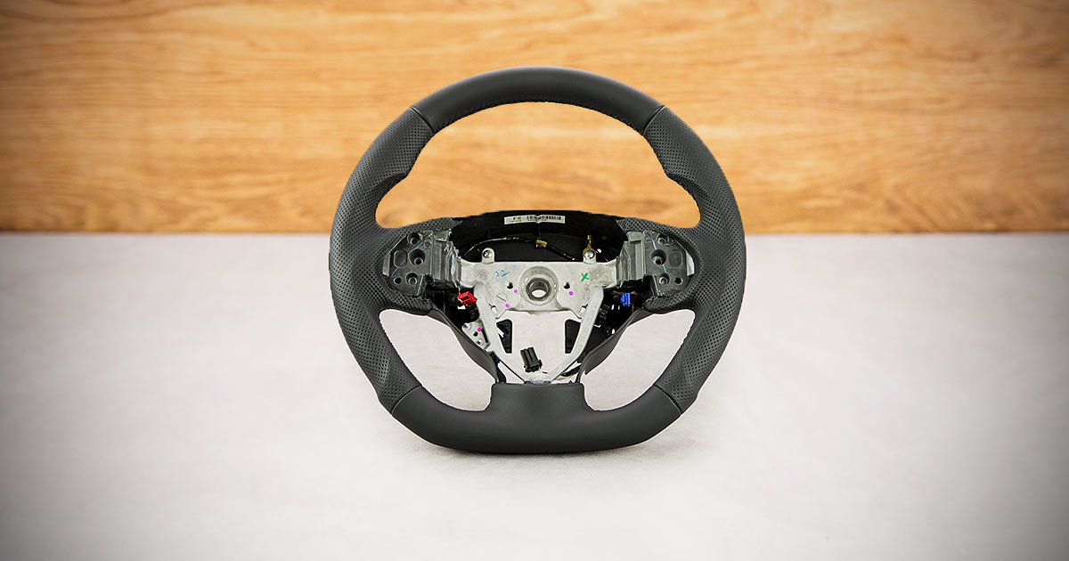 Modyfikacja i obszycie kierownicy Mitsubishi Lancer