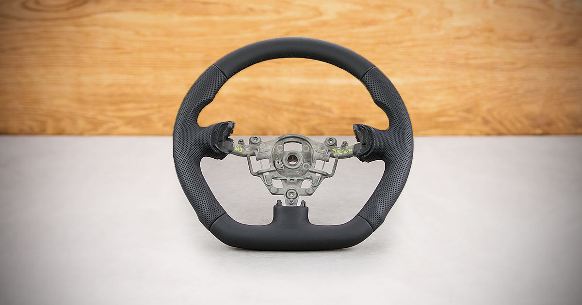 Modyfikacja i obszycie kierownicy Peugeot 307