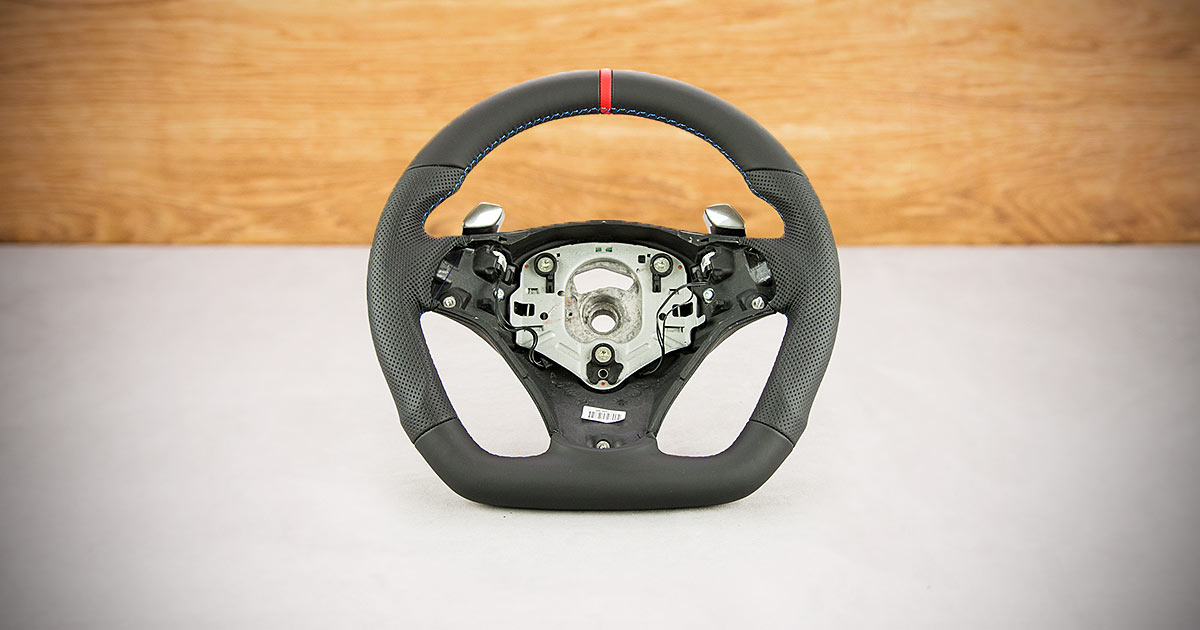 modyfikacja-obszycie kierownicy BMW E92-2024-06-07