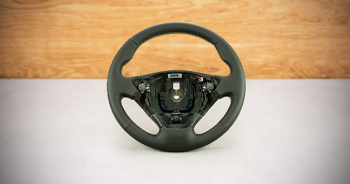 Modyfikacja i obszycie kierownicy Fiat Abarth Stilo
