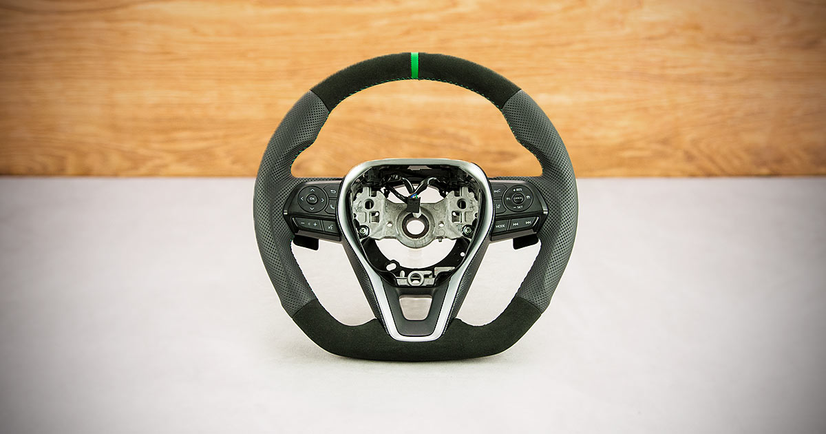 Modyfikacja i obszycie kierownicy Toyota RAV4