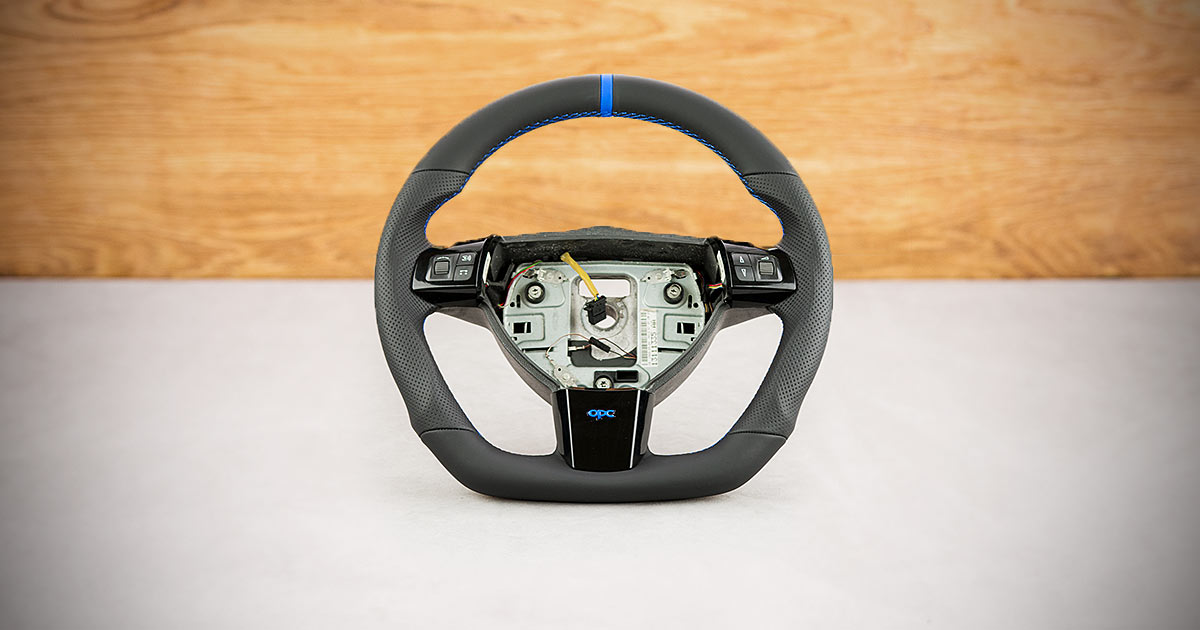 Modyfikacja i obszycie kierownicy Opel Astra H