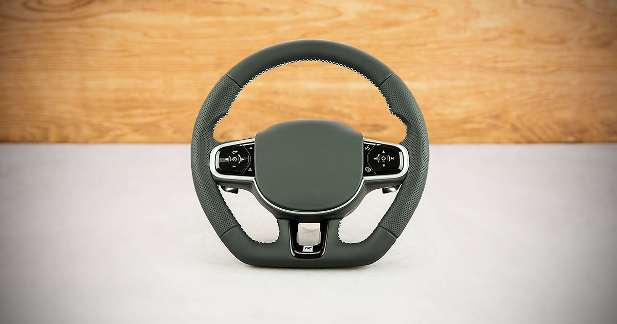 Modyfikacja i obszycie kierownicy Volvo XC90