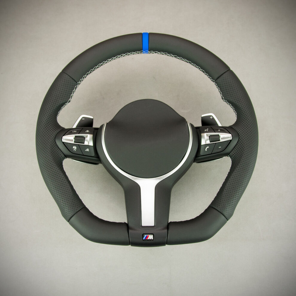 Modyfikacja i obszycie kierownicy BMW F12