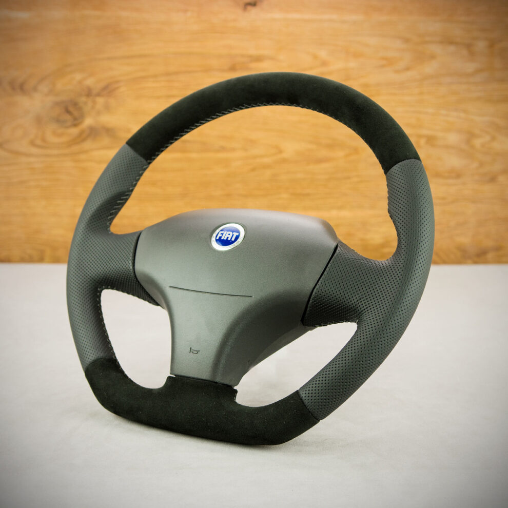 Modyfikacja i obszycie kierownicy Fiat Ducato