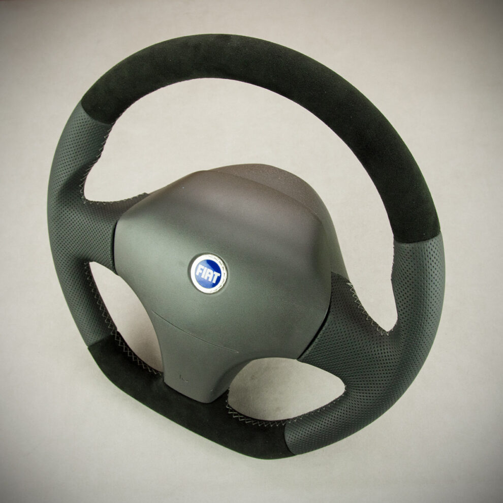 Modyfikacja i obszycie kierownicy Fiat Ducato