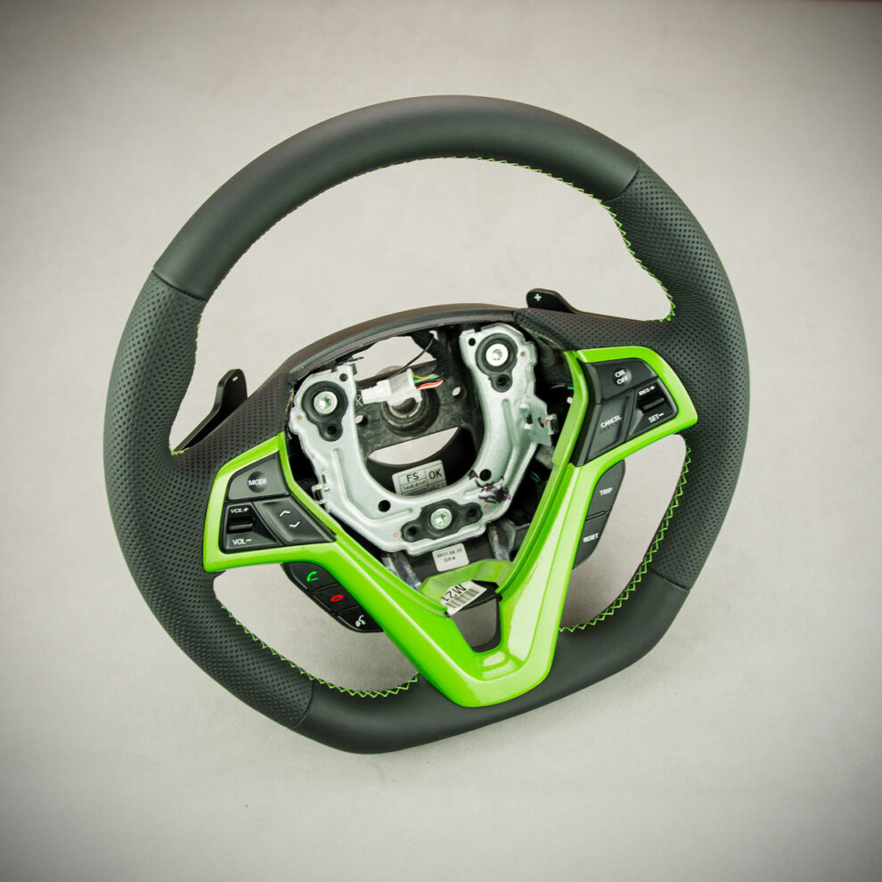 Modyfikacja i obszycie kierownicy Hyundai Veloster