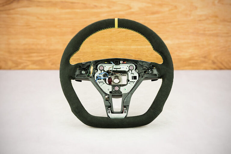 Modyfikacja i obszycie kierownicy Mercedes-Benz CLS C218