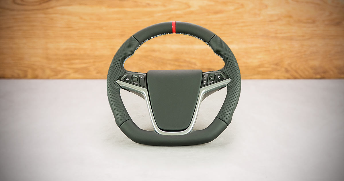 Modyfikacja i obszycie kierownicy Opel Insignia