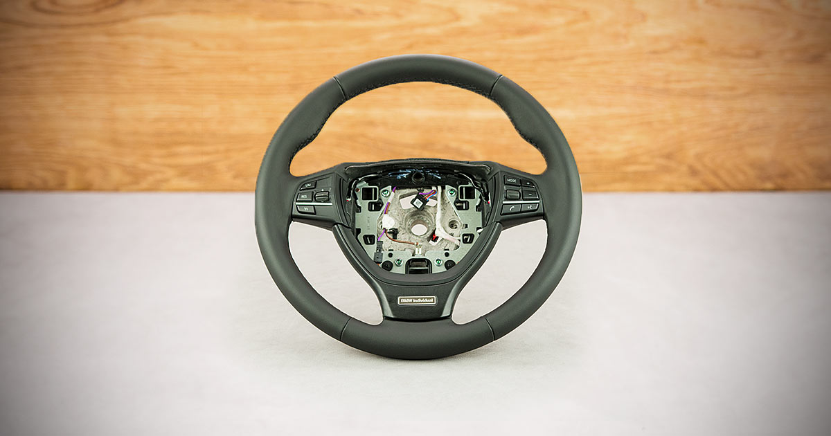 Obszycie kierownicy BMW F10 Obszycie kierownicy BMW F10