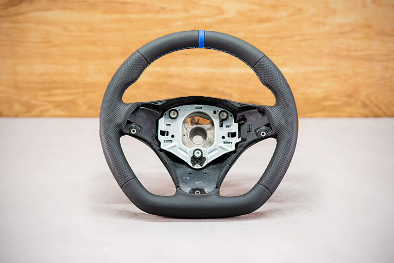 Modyfikacja i obszycie kierownicy BMW E90