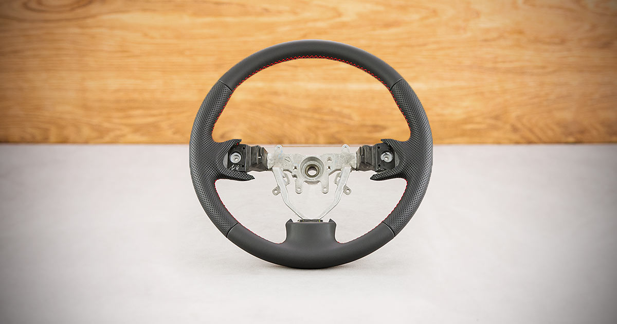 Obszycie kierownicy Subaru Impreza III